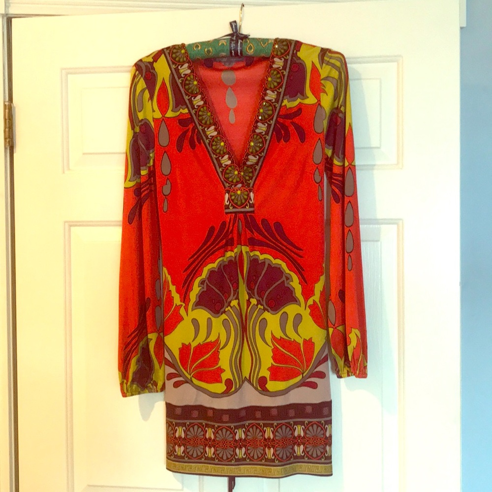 Hale Bob jeweled dress